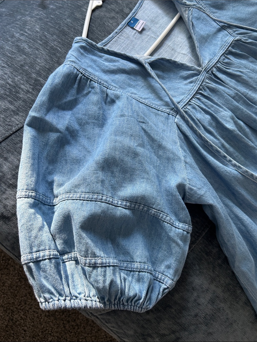 Denim blouse - Picture 3 of 6